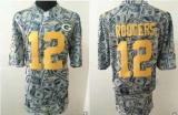 Nike Green Bay Packers #12 Aaron Rodgers Dollar Fashion Men's Stitched NFL Elite Jersey