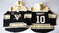 Pittsburgh Penguins -10 Christian Ehrhoff Black Sawyer Hooded Sweatshirt Stitched NHL Jersey