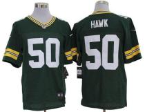Nike Green Bay Packers #50 AJ Hawk Green Team Color Men's Stitched NFL Elite Jersey