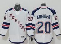 New York Rangers -20 Chris Kreider White 2014 Stadium Series Stitched NHL Jersey