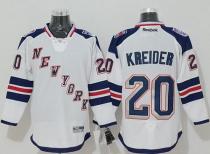 New York Rangers -20 Chris Kreider White 2014 Stadium Series Stitched NHL Jersey