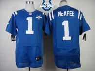 Nike Indianapolis Colts #1 Pat McAfee Royal Blue Team Color With 30TH Seasons Patch Men's Stitched N