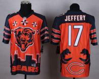 Nike Bears -17 Alshon Jeffery Orange Men's Stitched NFL Elite Noble Fashion Jersey