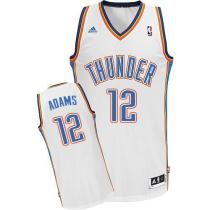 Revolution 30 Oklahoma City Thunder -12 Steven Adams White Stitched NBA Jersey