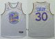 Golden State Warriors -30 Stephen Curry Grey Fashion Stitched NBA Jersey