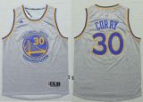 Golden State Warriors -30 Stephen Curry Grey Fashion Stitched NBA Jersey