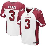 Nike Cardinals -3 Carson Palmer White Men's Stitched NFL Elite Jersey