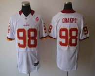 Nike Redskins -98 Brian Orakpo White With 80TH Patch Stitched NFL Elite Jersey