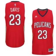 New Orleans Pelicans -23 Anthony Davis Red Alternate Stitched NBA Jersey