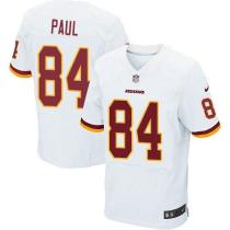 Nike Washington Redskins -84 Niles Paul White Men's Stitched NFL Elite Jersey