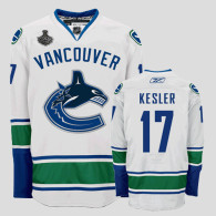 Vancouver Canucks 2011 Stanley Cup Finals -17 Ryan Kesler White Stitched NHL Jersey