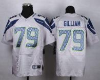 Nike Seattle Seahawks #79 Garry Gilliam Grey Alternate Men's Stitched NFL Elite Jersey