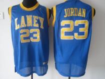 Chicago Bulls -23 Michael Jordan Blue Laney High School Classic Stitched NBA Jersey