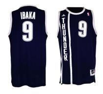 Oklahoma City Thunder -9 Serge Ibaka Blue Alternate Stitched NBA Jersey