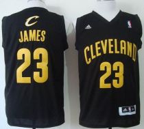 Cleveland Cavaliers -23 LeBron James Black Fashion Stitched NBA Jersey