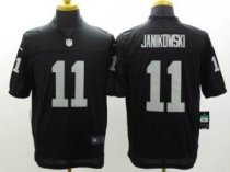 Nike Oakland Raiders -11 Sebastian Janikowski Black Team Color NFL Limited Jersey