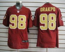 Nike Redskins -98 Brian Orakpo Red Alternate 80TH Throwback Stitched NFL Elite Jersey