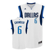 Dallas Mavericks Revolution 30 -6 Tyson Chandler White Stitched NBA Jersey