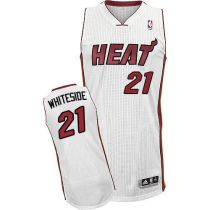 Miami Heat -21 Hassan Whiteside White Stitched NBA Jersey