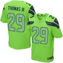 Nike Seattle Seahawks #29 Earl Thomas III Green Alternate Men's Stitched NFL Elite Jersey