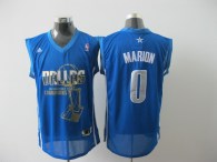 Dallas Mavericks 2011 NBA Finals Champions -0 Shawn Marion Revolution 30 Blue Stitched NBA Jersey