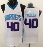 Revolution 30 Charlotte Hornets -40 Cody Zeller White Stitched NBA Jersey