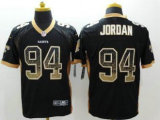Nike New Orleans Saints -94 Cameron Jordan Black Team Color Stitched NFL Elite Drift Fashion Jersey