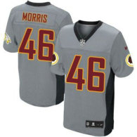 Nike Redskins -46 Alfred Morris Grey Shadow Stitched NFL Elite Jersey
