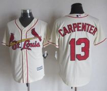St Louis Cardinals #13 Matt Carpenter Cream New Cool Base Stitched MLB Jersey