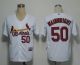 St Louis Cardinals #50 Adam Wainwright White Stitched MLB Jersey