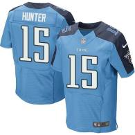 Nike Tennessee Titans -15 Justin Hunter Light Blue Team Color Stitched NFL Elite Jersey