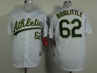 Oakland Athletics #62 Sean Doolittle White Cool Base Stitched MLB Jersey