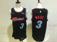 Miami Heat #3 Wade White NBA Jersey