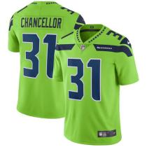 Nike Seahawks -31 Kam Chancellor Green Stitched NFL Limited Rush Jersey