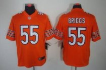 Nike Bears -55 Lance Briggs Orange Alternate Stitched NFL Limited Jersey