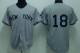 New York Yankees -18 Johnny Damon Stitched Grey MLB Jersey