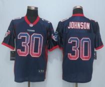 Nike Houston Texans #30 Kevin Johnson Navy Blue Team Color Men's Stitched NFL Elite Drift Fashion Je