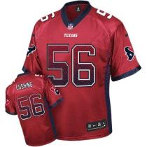 Nike Houston Texans -56 Brian Cushing Red Alternate Mens Stitched NFL Elite Drift Fashion Jersey