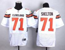 Nike Cleveland Browns -71 Danny Shelton White Men's Stitched NFL New Elite Jersey