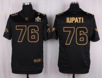 Nike Arizona Cardinals -76 Mike Iupati Pro Line Black Gold Collection Men's Stitched NFL Elite Jerse