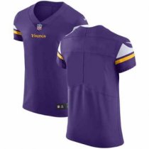 Nike Vikings Blank Purple Team Color Stitched NFL Vapor Untouchable Elite Jersey