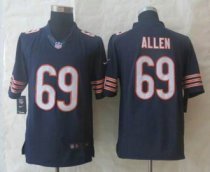 Nike Chicago Bears -69 Jared Allen Navy Blue Team Color NFL Limited Jersey