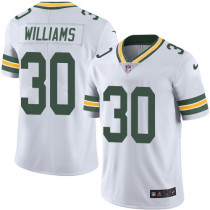 Nike Packers -30 Jamaal Williams White Stitched NFL Vapor Untouchable Limited Jersey