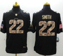 Nike Minnesota Vikings -22 Harrison Smith Black NFL Limited Salute to Service jersey