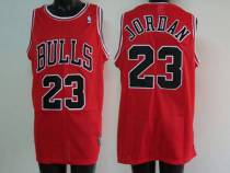 Chicago Bulls -23 Michael Jordan Stitched Red NBA Jersey