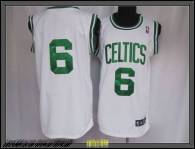 Mitchell&Ness Boston Celtics -6 Bill Russell Stitched White Throwback jersey
