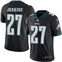 Nike Eagles -27 Malcolm Jenkins Black Stitched NFL Color Rush Limited Jersey