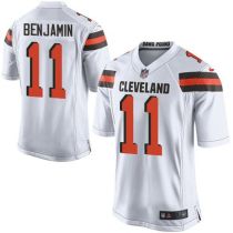 Nike Cleveland Browns -11 Travis Benjamin White Men's Stitched NFL New Elite Jersey