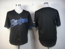 Los Angeles Dodgers Blank Black Fashion Stitched MLB Jersey