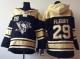 Pittsburgh Penguins -29 Andre Fleury Black Sawyer Hooded Sweatshirt Stitched NHL Jersey
